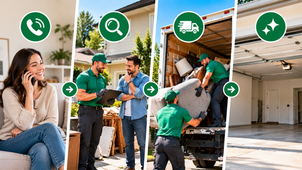 Same-Day Junk Pickup Process